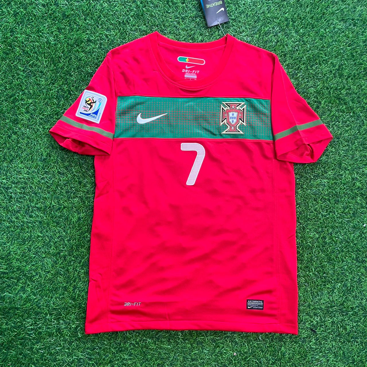 Cristiano Ronaldo Portugal 2010 World Cup Retro Jersey Trikot Maglia