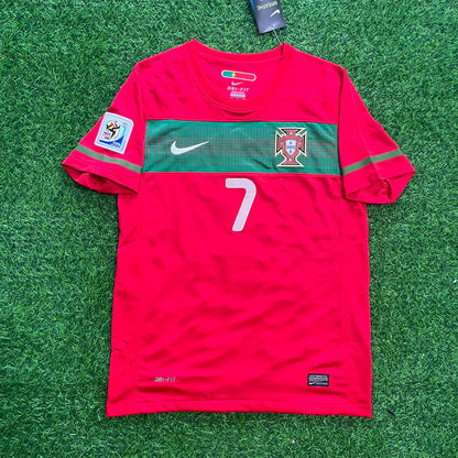 Cristiano Ronaldo Portugal 2010 World Cup Retro Jersey Trikot Maglia