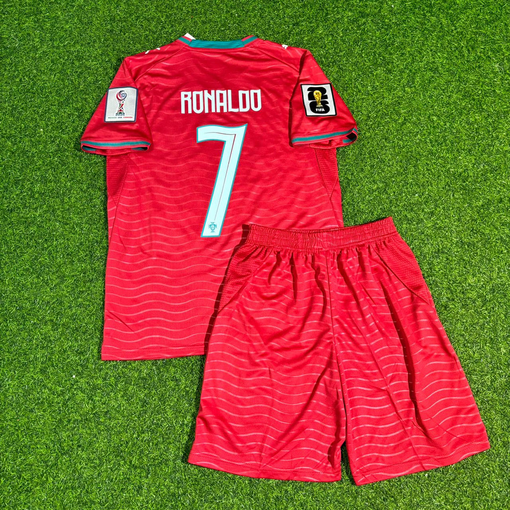 Cristiano Ronaldo Portugal 2026 World Cup Red Home Football Jersey