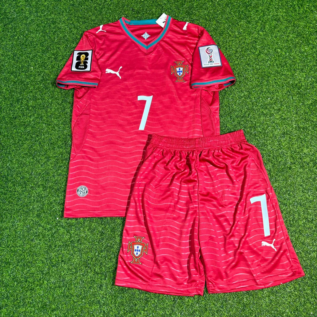 Cristiano Ronaldo Portugal 2026 World Cup Red Home Football Jersey