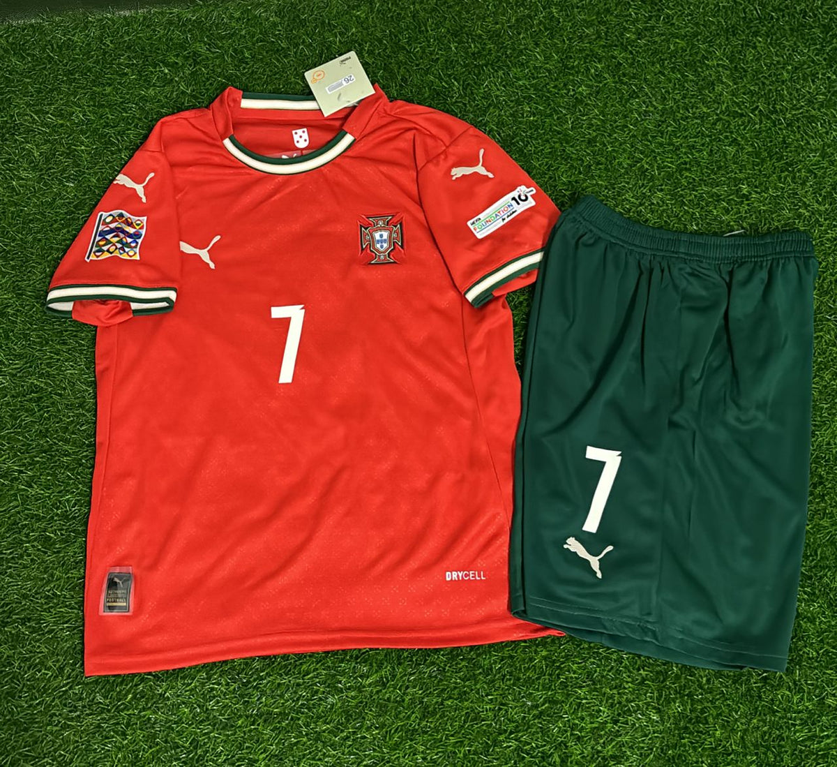 Cristiano Ronaldo Portugal Vainqueur de la Ligue des Nations de l'UEFA Tenue Enfant Maillot Maillot Maillot