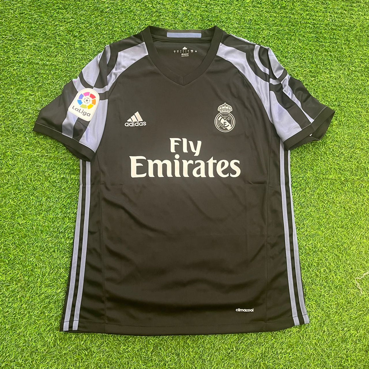 Cristiano Ronaldo Real Madrid 2016 Black Retro Football Jersey