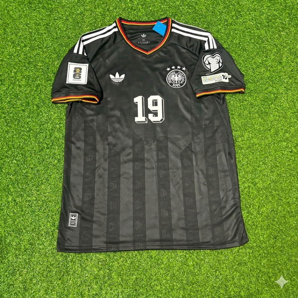Jonathan Burkardt 19# Germany 2026 World Cup Black Style Football Jersey Trikot