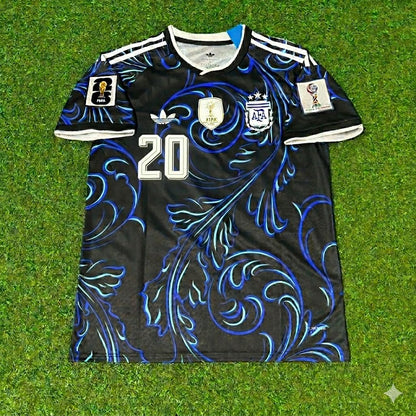 Franco Mastantuono #20 Argentina 2026 World Cup New Season Football Jersey Kit