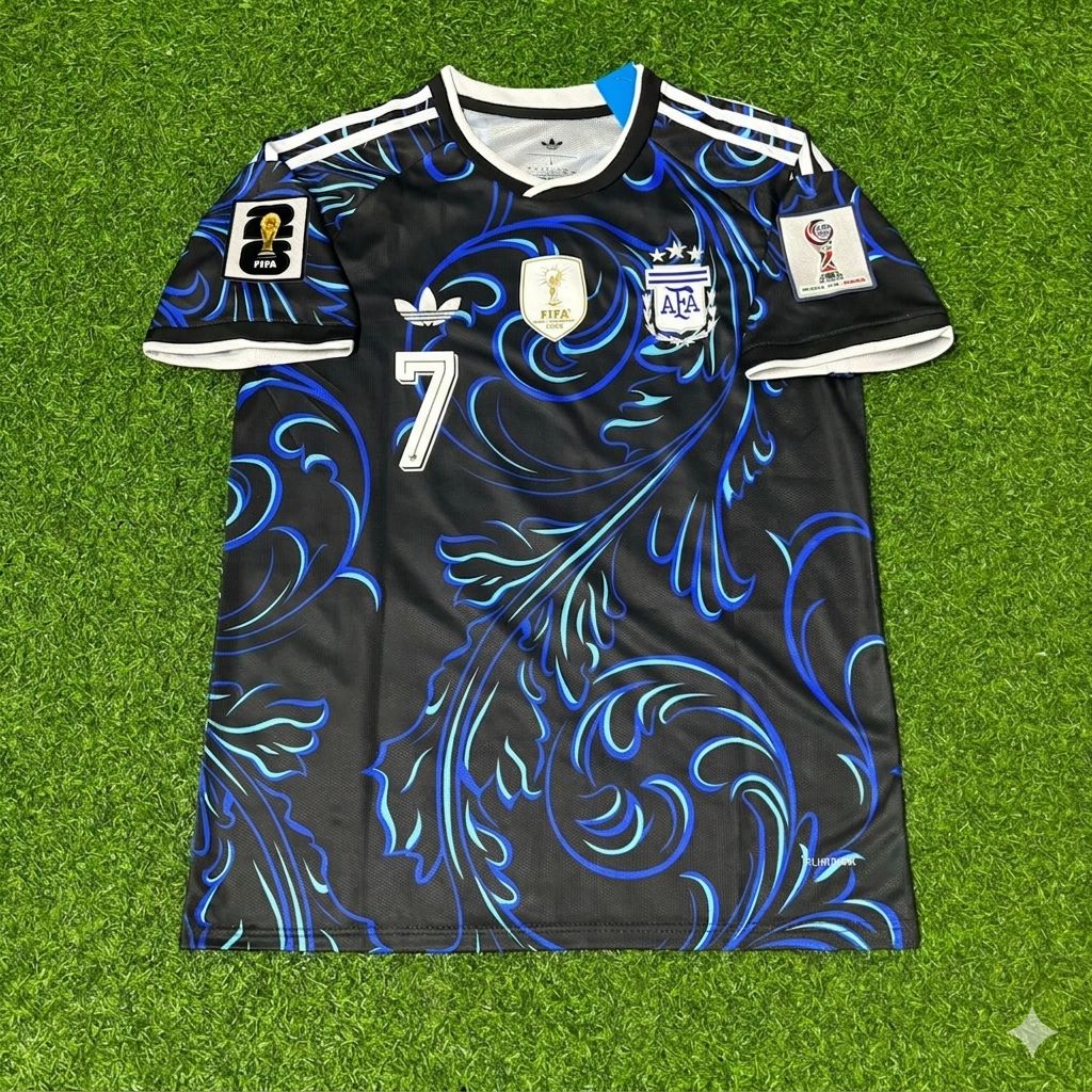 Rodrigo de Paul #7 Argentina 2026 World Cup New Season Football Jersey Kit