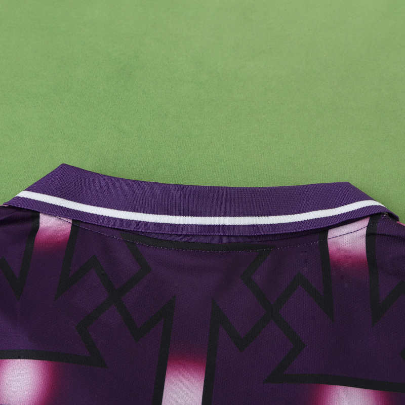 Camiseta de fútbol retro de visitante de manga larga de la Fiorentina 1992/1993 Trikot Maillot