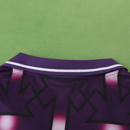 Camiseta de fútbol retro de visitante de manga larga de la Fiorentina 1992/1993 Trikot Maillot