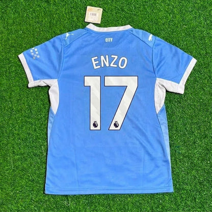 Enzo Fernandes #17 Manchester City 2026-27 Heimtrikot Neue Saison Trikot Maillot Fußballhemd