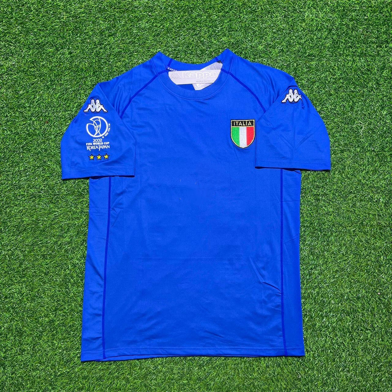 Gennaro Gattuso #8 Italien 2002 Weltmeisterschaft Heim Retro Trikot