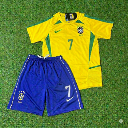 Maillot de football rétro Emerson 7 - Brésil pour enfant