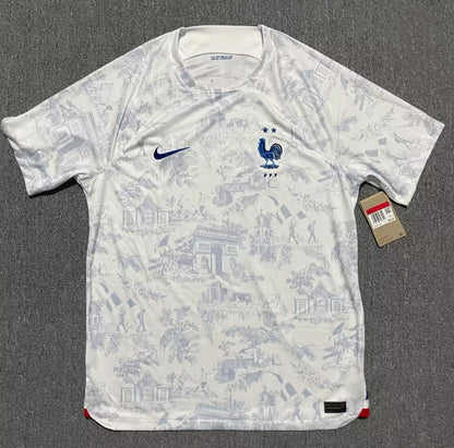 Paul Pogba #6 France 2022 World Cup Away Retro Jersey Maillot Trikot Soccer Shirt
