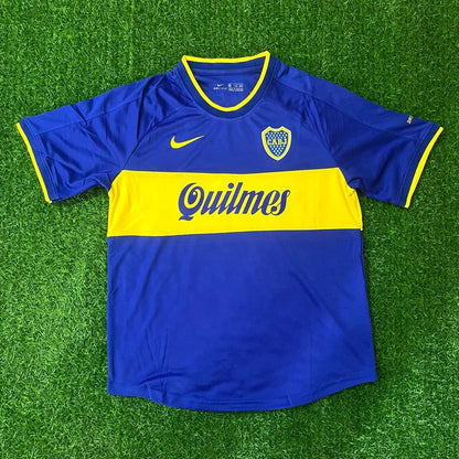 Maillot de football rétro Guillermo Barros Schelotto Boca Juniors