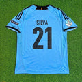 David Silva Spain EURO 2012 Final Retro Football Jersey Kit