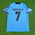 David Villa Spain EURO 2012 Final Retro Football Jersey Kit