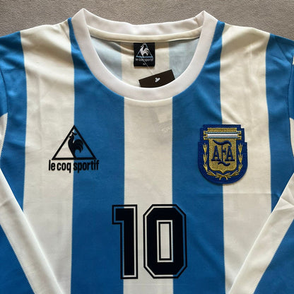 Diego Armando Maradona 1986 Argentinien Retro-Trikot Fußballtrikot