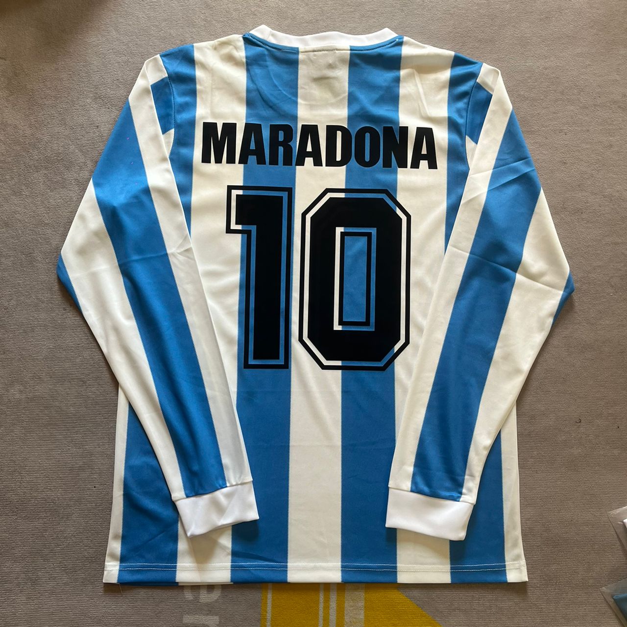 Diego Armando Maradona 1986 Argentinien Retro-Trikot Fußballtrikot