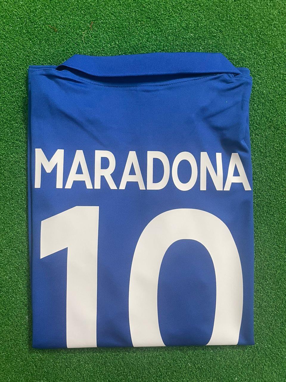 Diego Armando Maradona 10 - Napoli 1990 Retro-Fußballtrikot