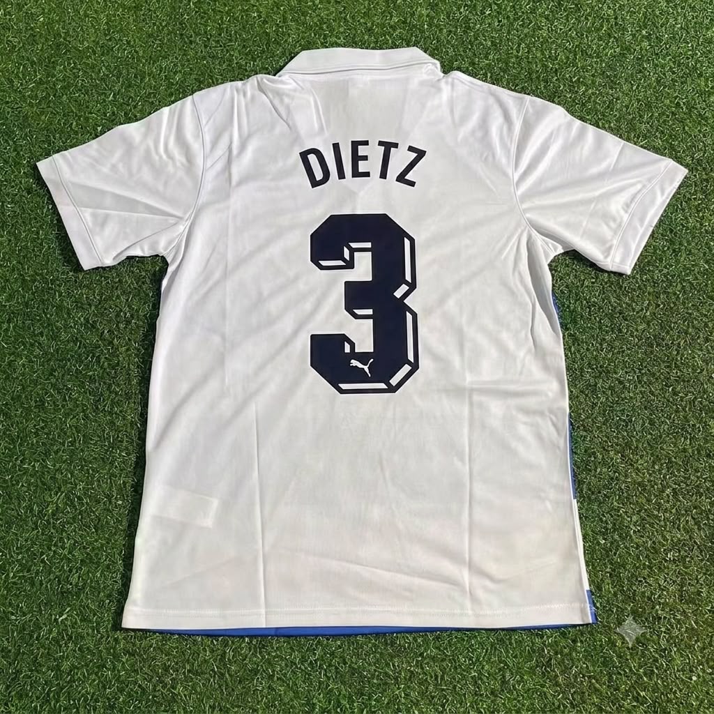 Bernard Dietz MSV Duisburg Heim Retro Special Fussballtrikot