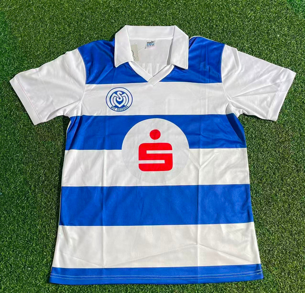 MSV Duisburg 1990 Heim Retro Fussballtrikot
