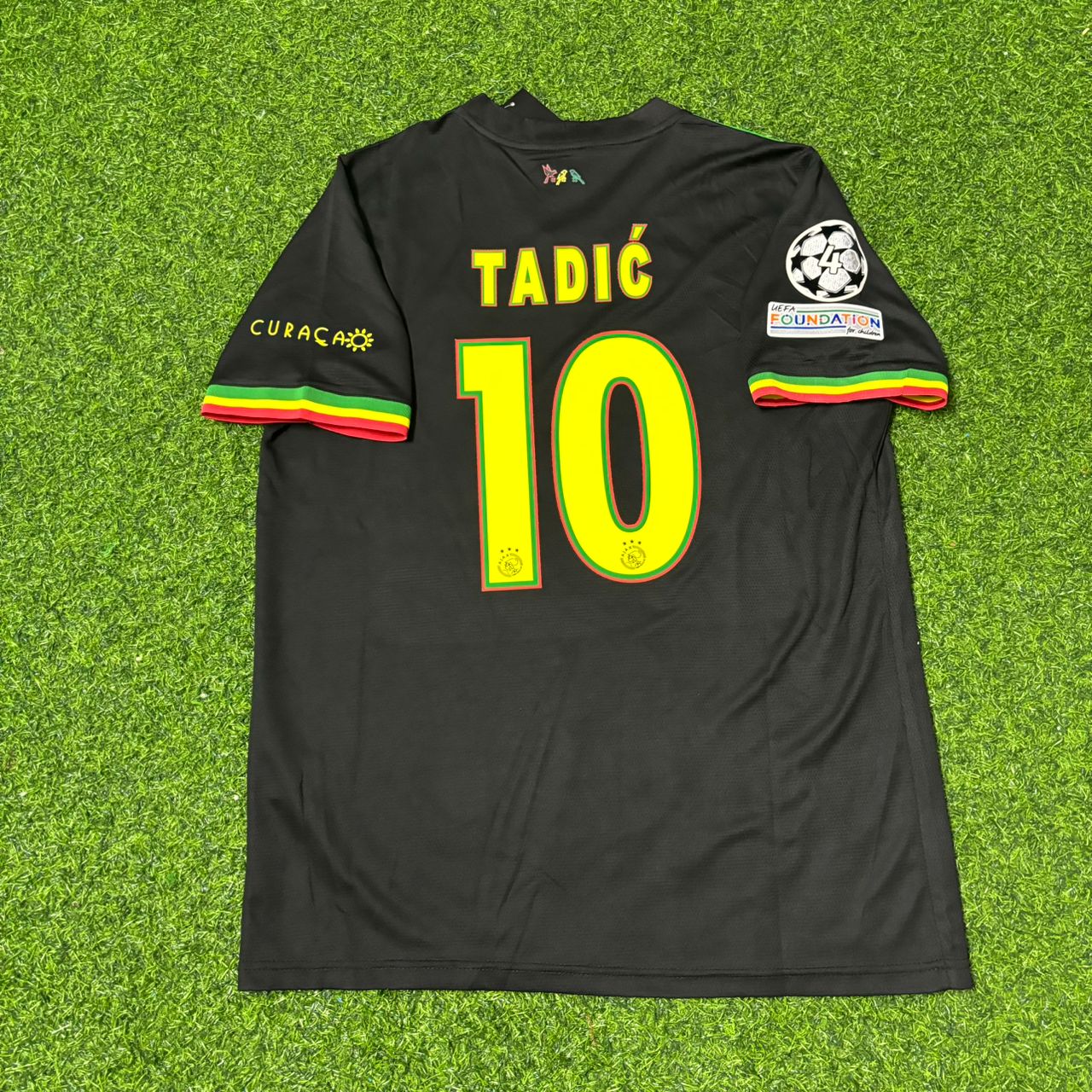 Dušan Tadić Ajax 2021–2022 Black Bob Marley Edition Retro-Fußballtrikot