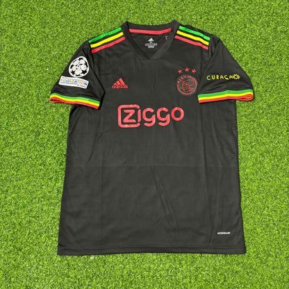 Dušan Tadić Ajax 2021–2022 Black Bob Marley Edition Retro-Fußballtrikot