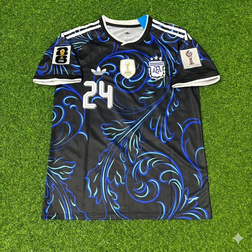 Joaquín Panichelli #24 Argentina 2026 World Cup New Season Football Jersey Kit