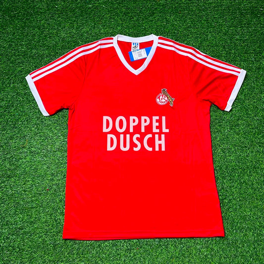 1. FC Köln 1984-85 Retro Auswärtstrikot Rot Fußball Trikot