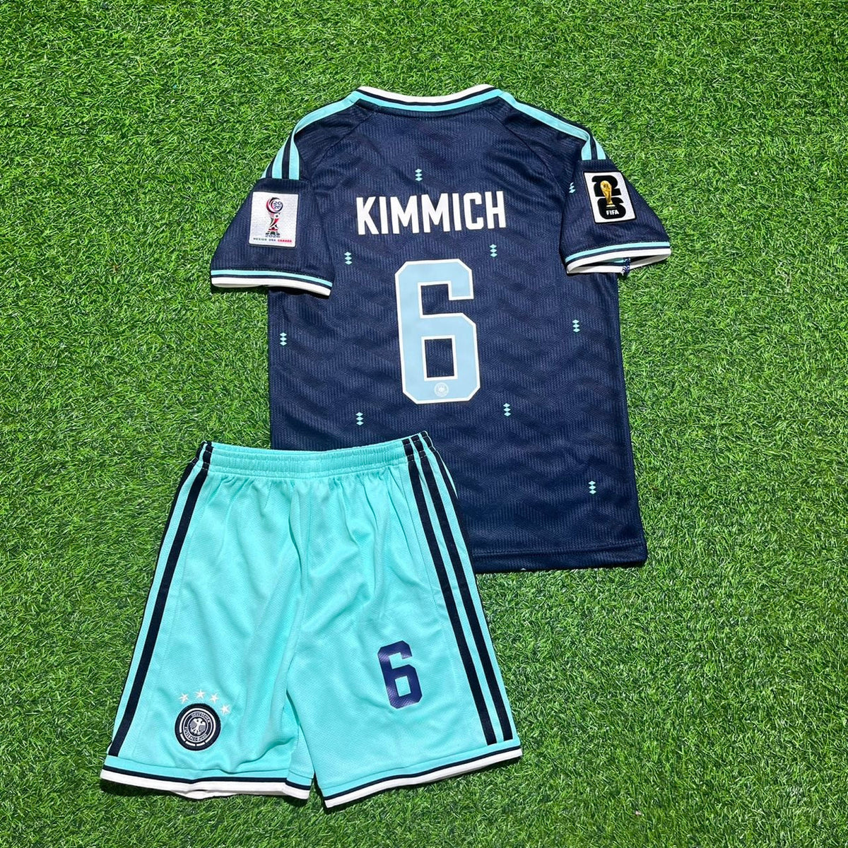 Maillot de foot Joshua Kimmich 6 - Allemagne Coupe du Monde 2026 pour enfants