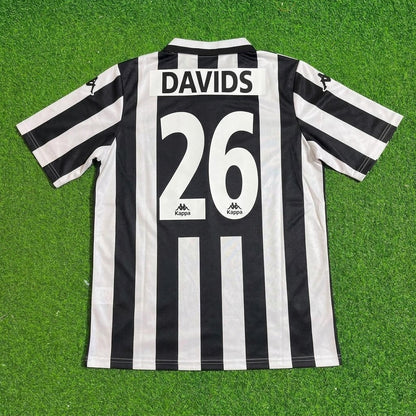 Camiseta de fútbol retro especial de la Juventus de Edgar Davids Trikot Maillot Kit
