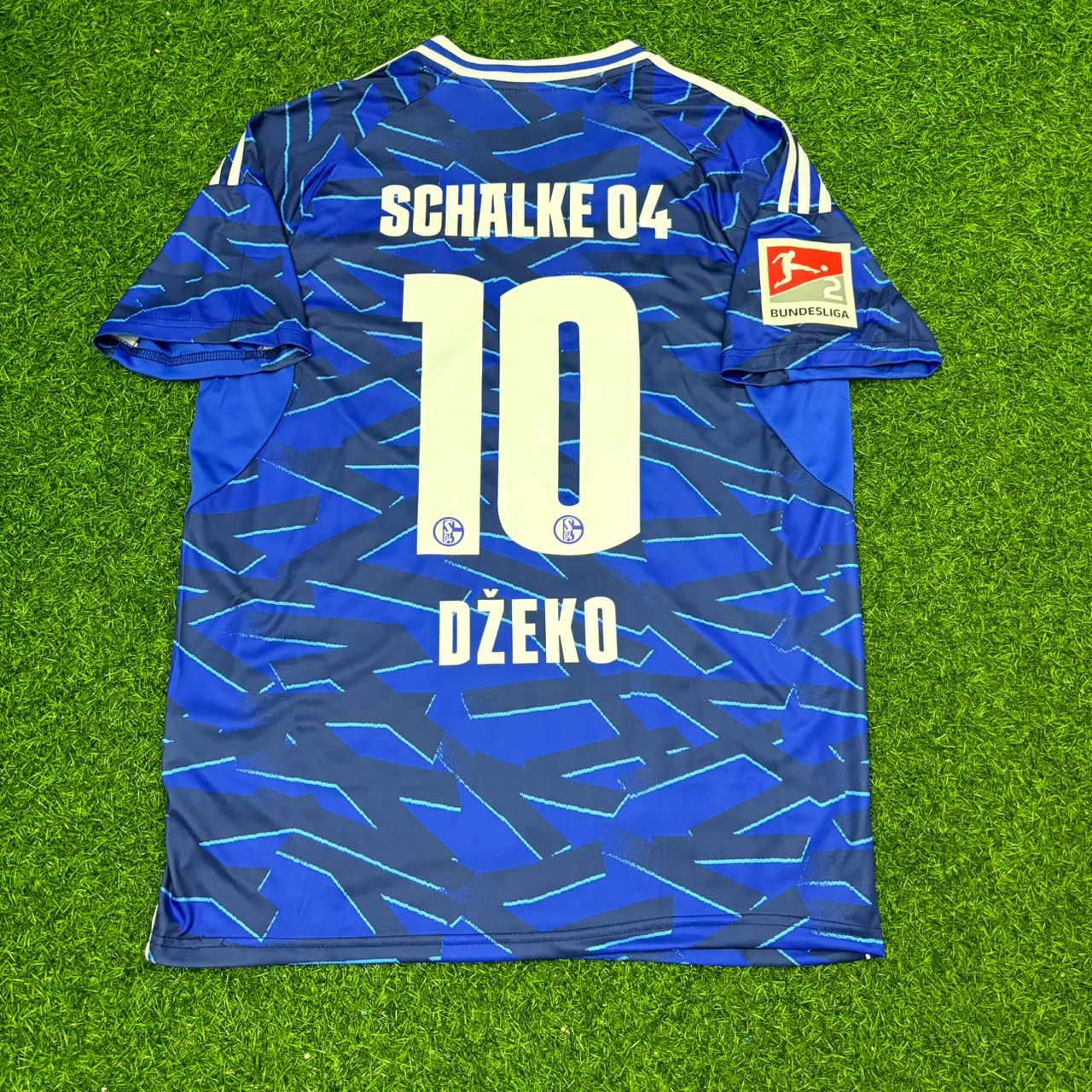 Edin Dzeko 10 Schalke 04 Neues Saison Fußballtrikot