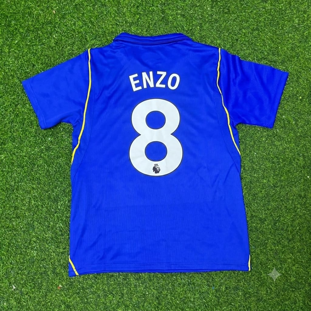 Enzo Fernández Chelsea 2027 Heimtrikot Blau Trikot Maglia Fußballshorts