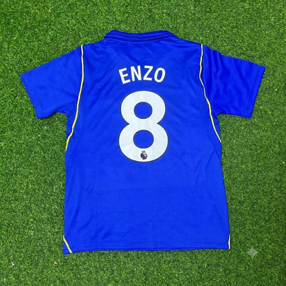Enzo Fernández Chelsea 2027 Heimtrikot Blau Trikot Maglia Fußballshorts