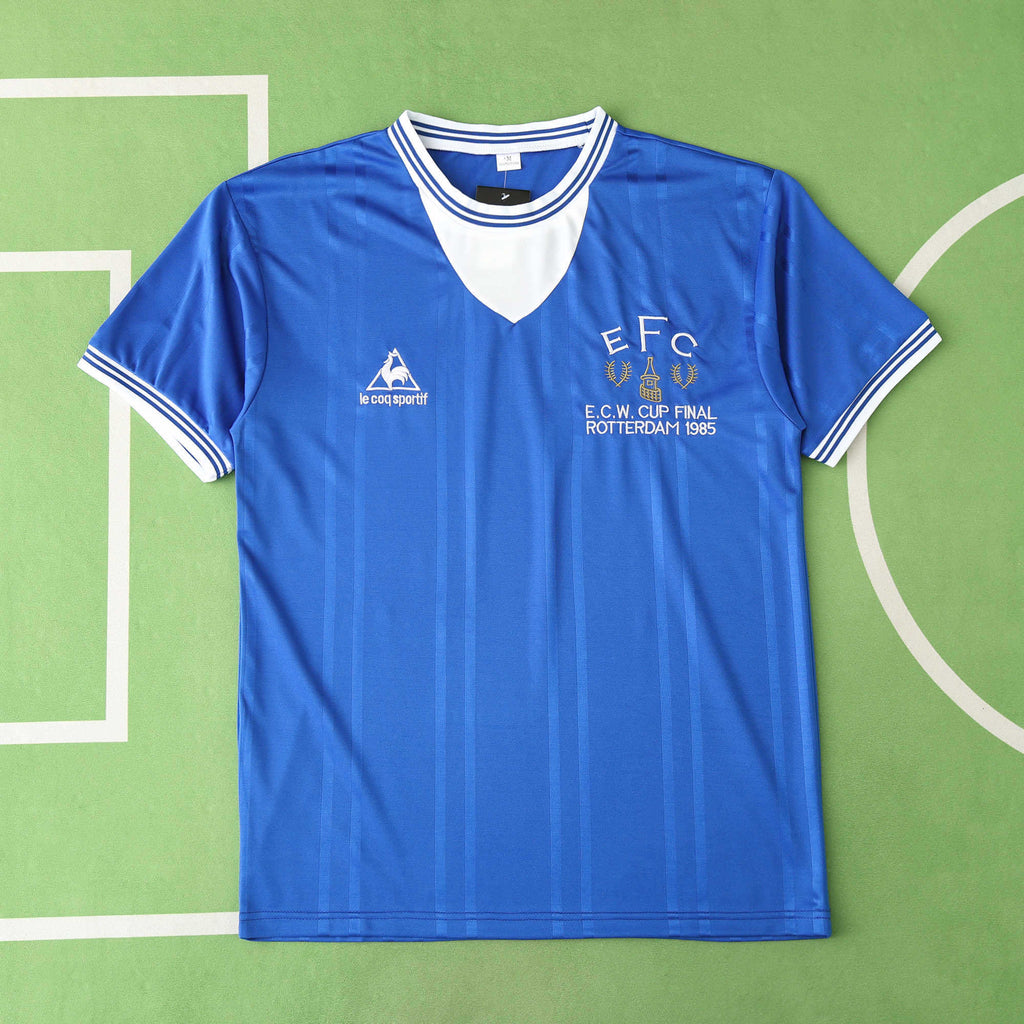 Everton 1985 Season Home Blue Retro Football Jersey Trikot Maillot