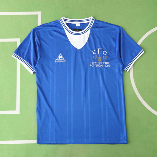 Everton 1985 Season Home Blue Retro Football Jersey Trikot Maillot