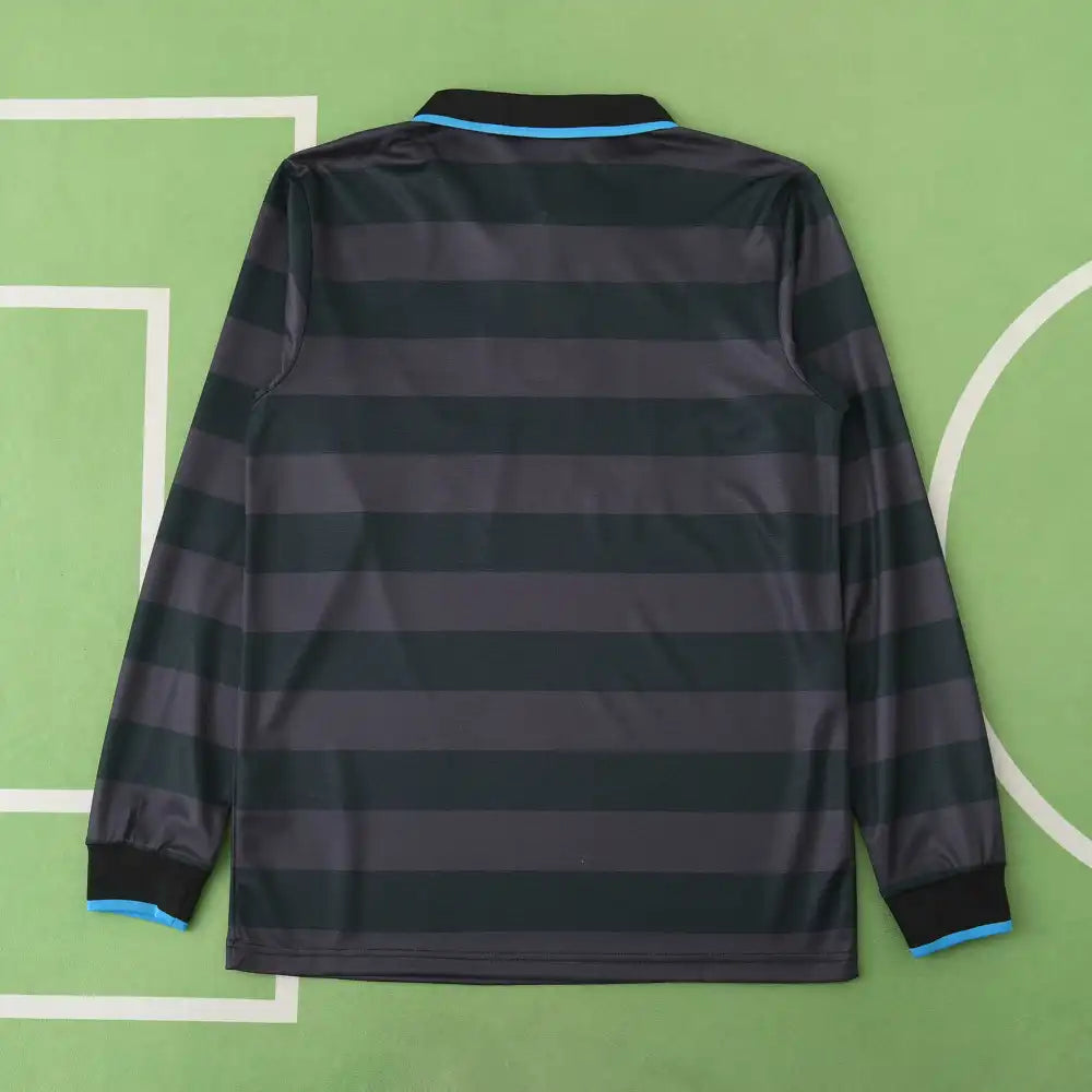 F.C. Internazionale Milano 1997-1998 Season Third Retro Long Sleeve Football Jersey Trikot Maillot