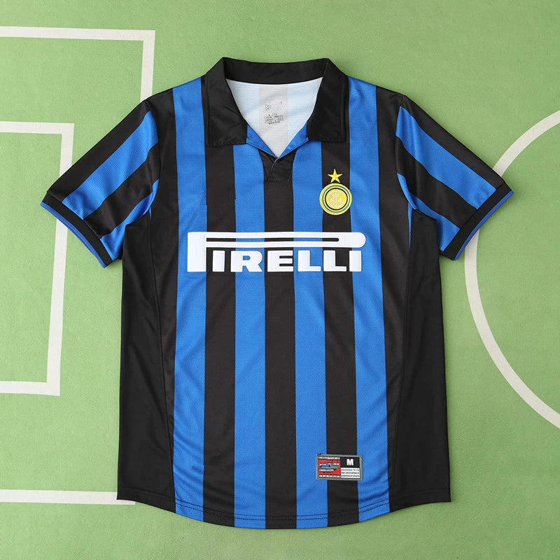 F.C. Internazionale Milano 1998-1999 Season Home Retro Football Jersey Trikot Maillot
