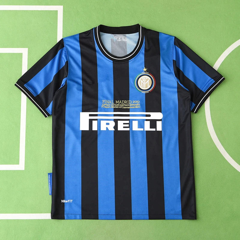 F.C. Internazionale Milano 2009-2010 Season Home Retro Football Jersey Trikot Maillot