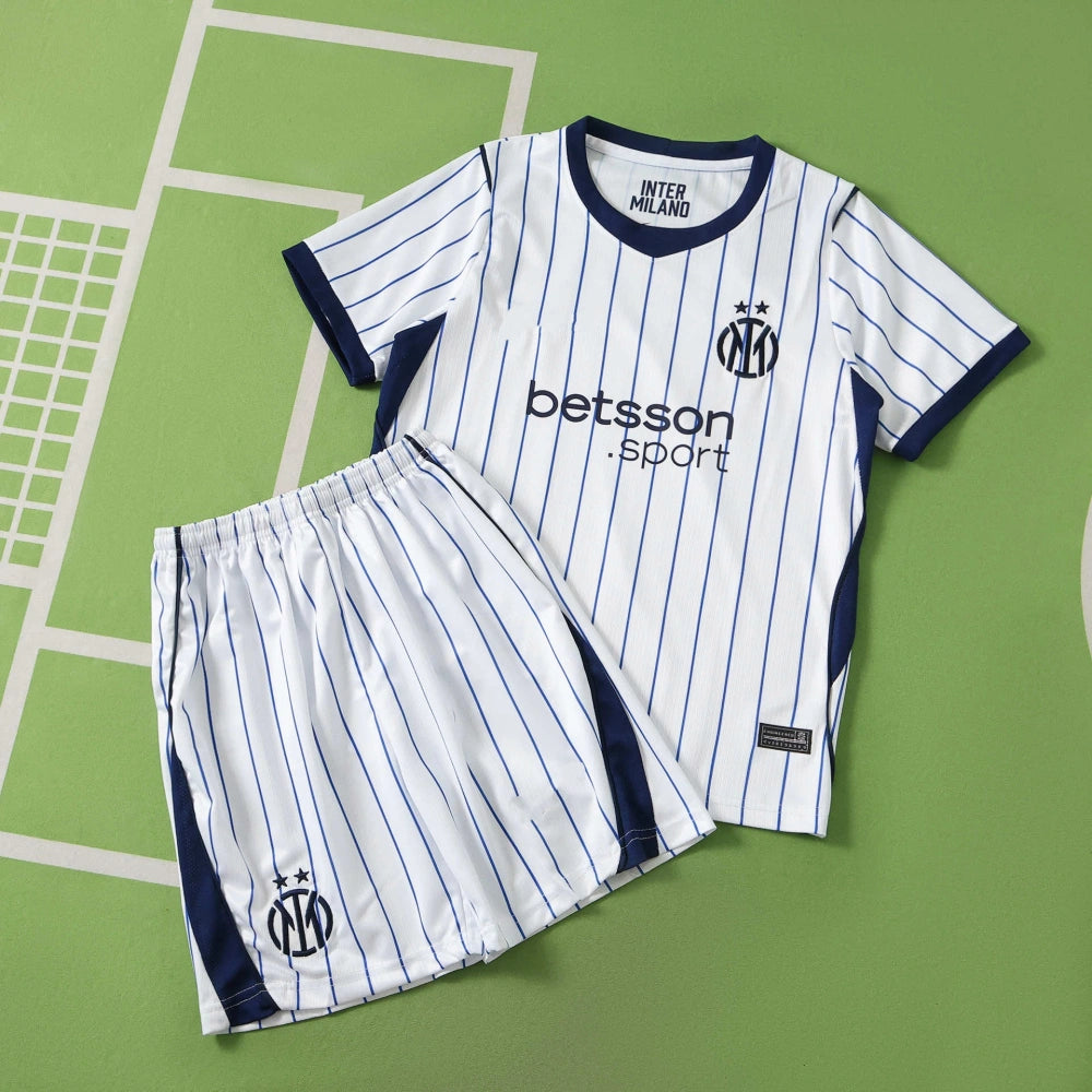 F.C. Internazionale Milano 2026-2027 Season Away Kids Football Jersey Trikot Maillot