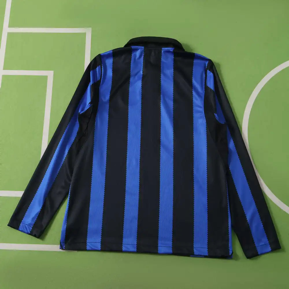F.C. Internazionale Milano 2026-2027 Season Home Long Sleeve Football Jersey Trikot Maillot
