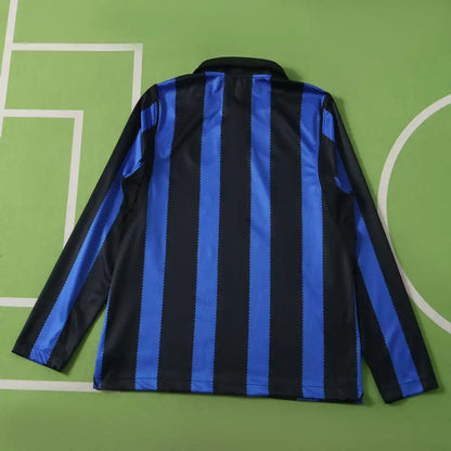 F.C. Internazionale Milano 2026-2027 Season Home Long Sleeve Football Jersey Trikot Maillot
