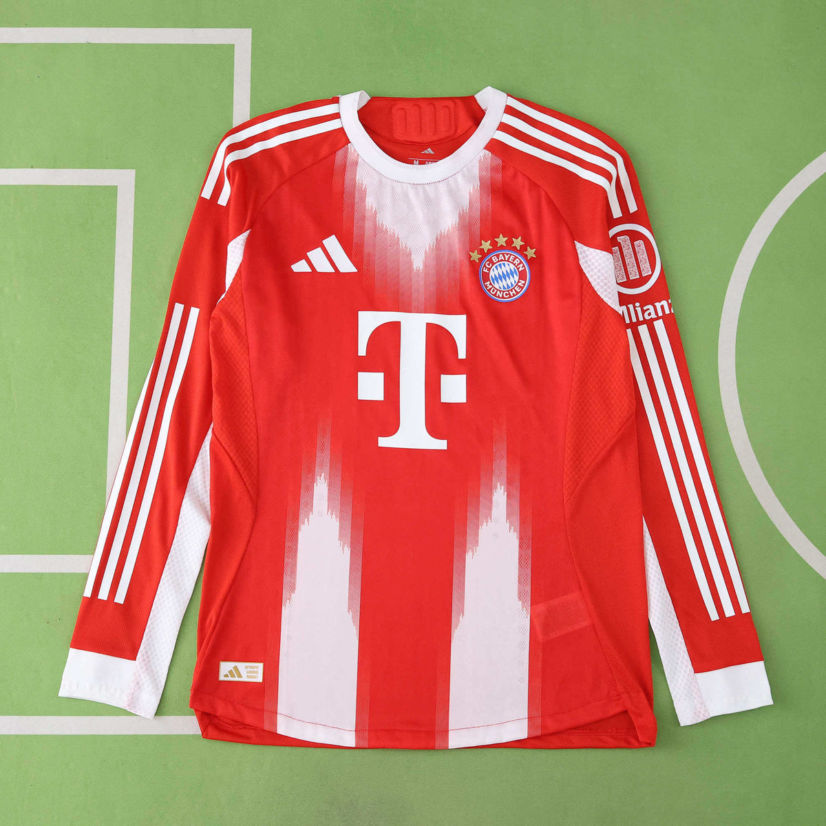 F.C Bayern München 2025-2026 Season Home Long Sleeve Football Jersey Trikot Maillot