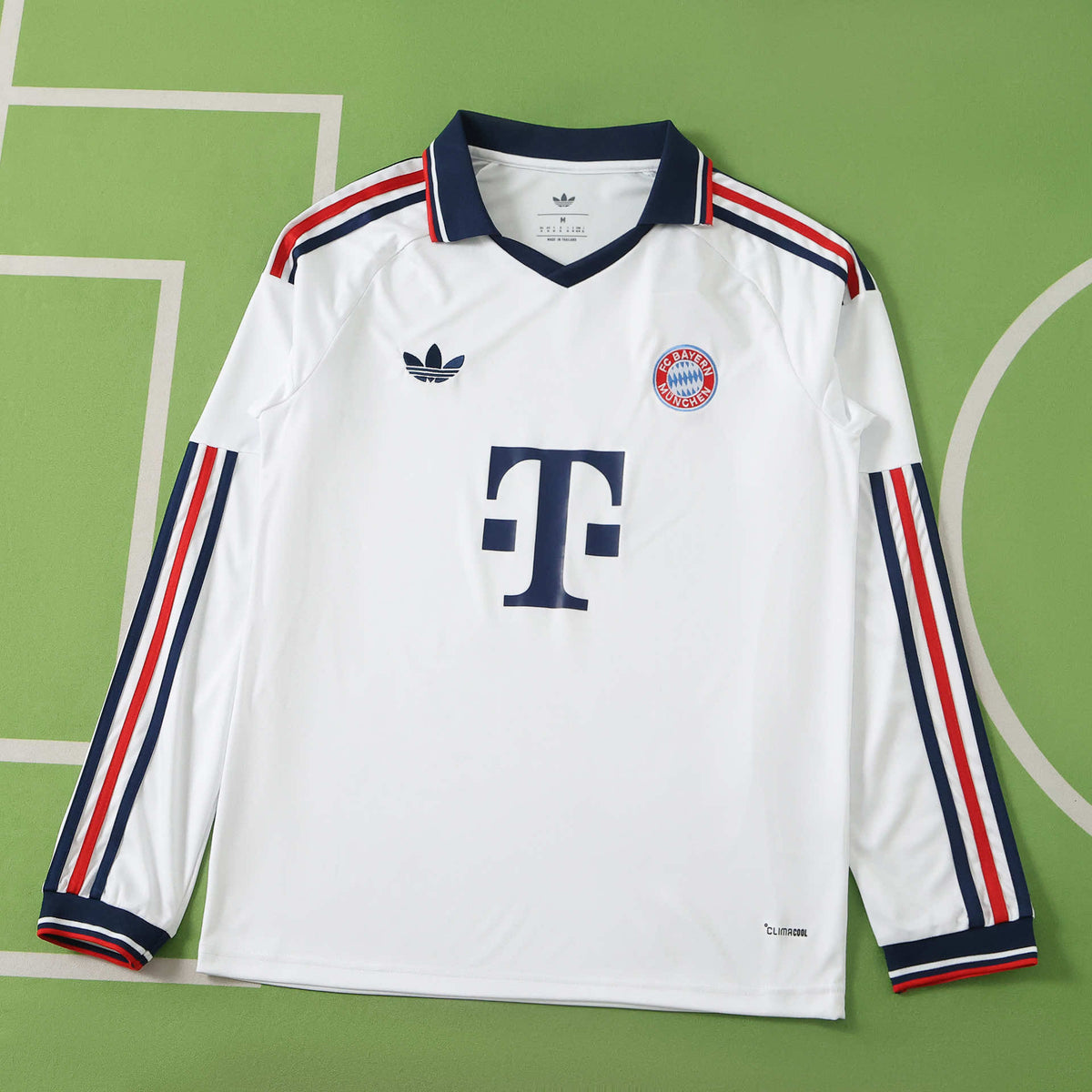 F.C Bayern München 2026-2027 Season Away Long Sleeve Retro Football Jersey Trikot Maillot