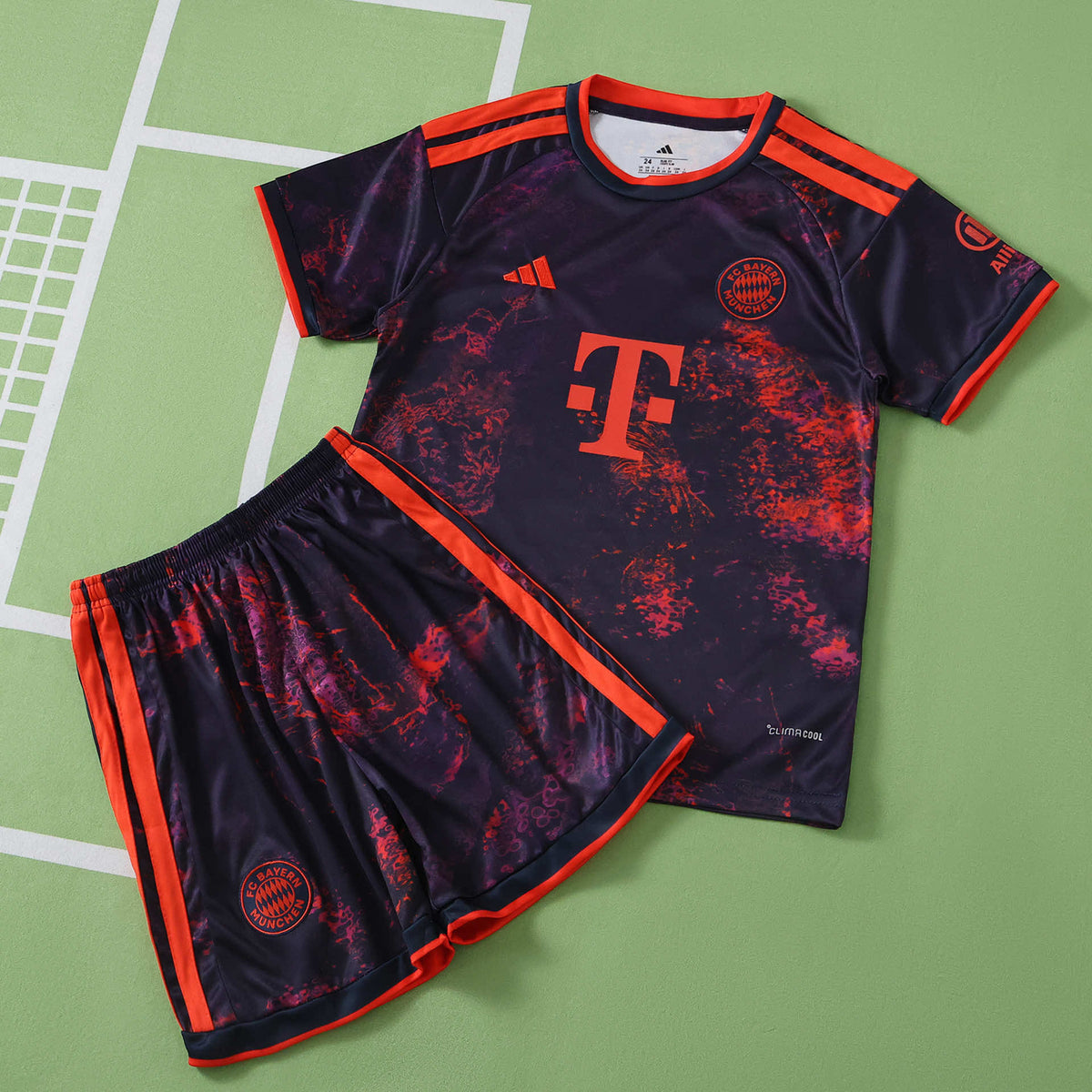 F.C Bayern München 2026-2027 Season Third Kids Football Jersey Trikot Maillot