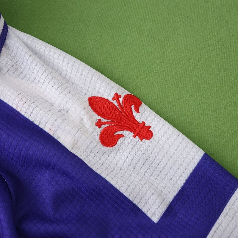 Fiorentina 1998 Season Home Long Sleeve Retro Football Jersey Trikot Maillot