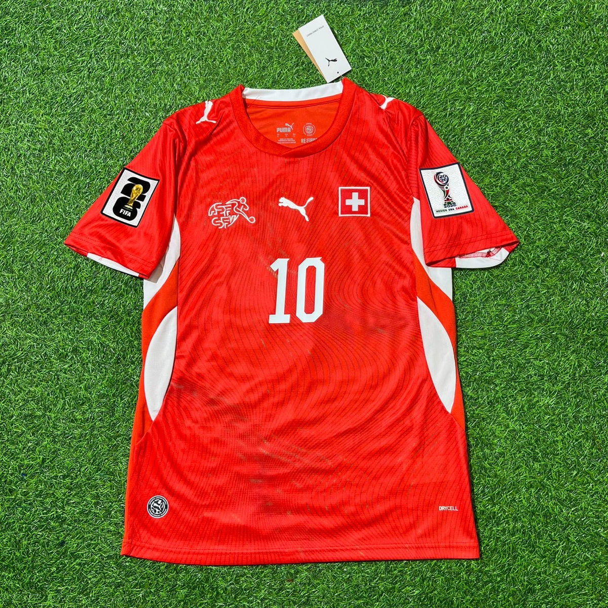 Granit Xhaka 10 - Maillot de la Coupe du Monde Suisse 2026