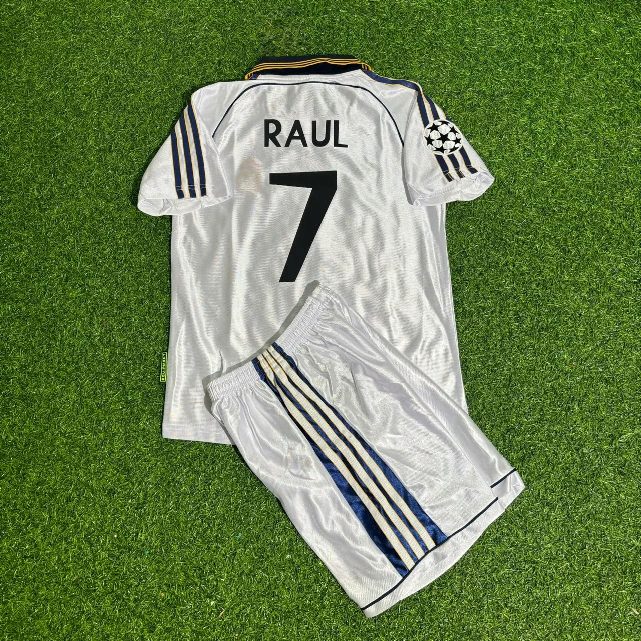 Raúl González Real 1998/2000 Retro Kids Football Jersey