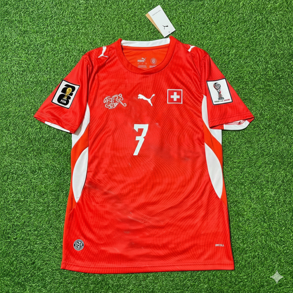Breel Embolo 7- Maillot de la Coupe du Monde Suisse 2026