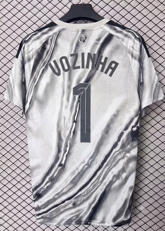 Vozinha #1 Portero CSD Colo-Colo Nueva Temporada Camiseta de Fútbol Blanca Trikot