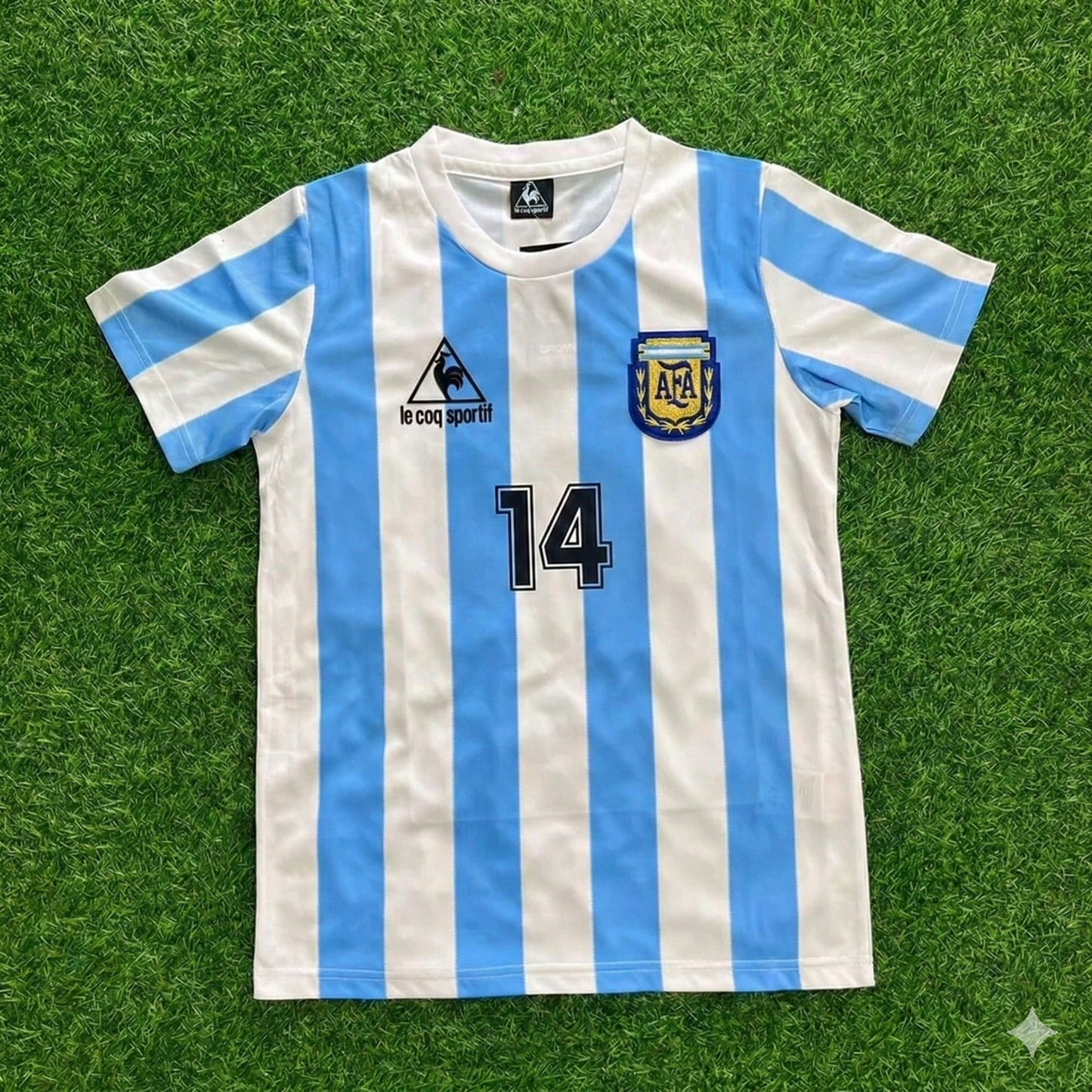 Ricardo Giusti 14- Argentina 1986 Home Retro Football Jersey Kit