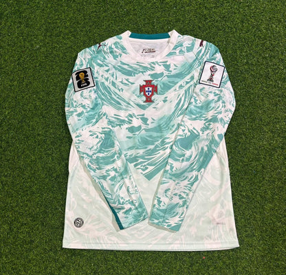 Maillot de football extérieur à manches longues Bernardo Silva #10 Portugal Coupe du Monde 2026